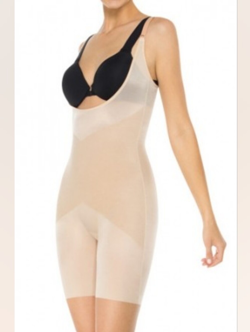 Spanx Skinny Britches Open-Bust Mid-Thigh Body
